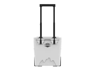 50qt Outpost Class Wheeled Cooler (Color: Snowcap)